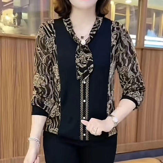 【XL-6XL】😍2024 Luźna, stylowa koszulka z długim rękawem w nowym stylu